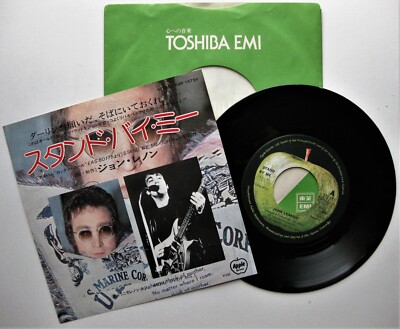 JOHN LENNON Stand By Me / Move Over Ms. L - 7'' Apple Records 1975 Japan