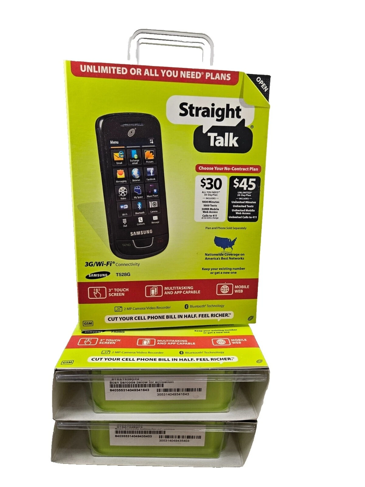 Straight Talk 8 GB Bar Cell Phones & Smartphones