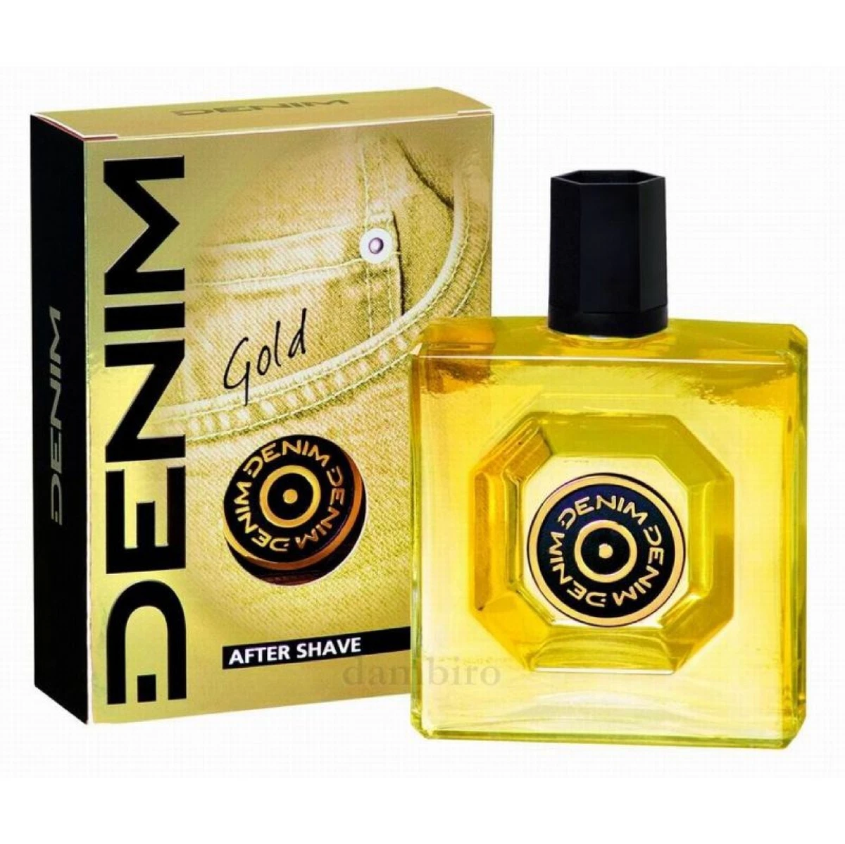 Perfume Aftershave Denim Gold 3.4oz after Shave Man With Package