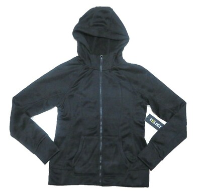 Velocity Women's Hoodie Athletic Running Jacket Fleece Black Size Small S $88