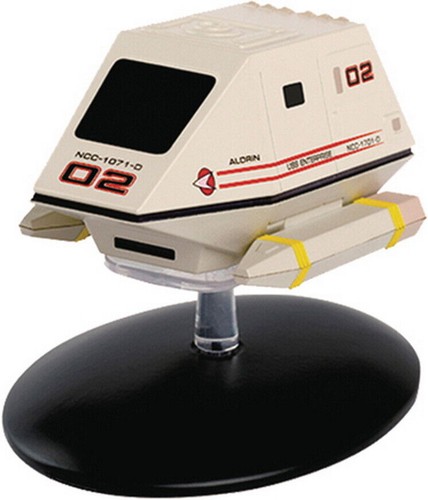 Star Trek USS ENTERPRISE 1701-D Shuttlecraft Type 15 "ALDRIN" SHUTTLE NO mag - Picture 2 of 2