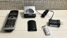 Cordless Phone VTech IS8201 W/Bluetooth Connect To Cell Handset Silver/Black