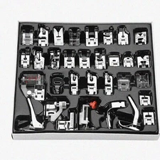 HomeSew Pro: 32-Piece Presser Foot Kit for Multifunctional Sewing Machines