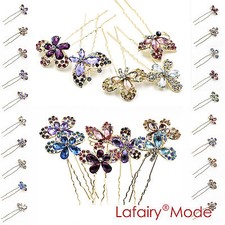 Wedding Party Daily Rhinestone Blink U Shape Lafairy Hairpin Hair Accessories