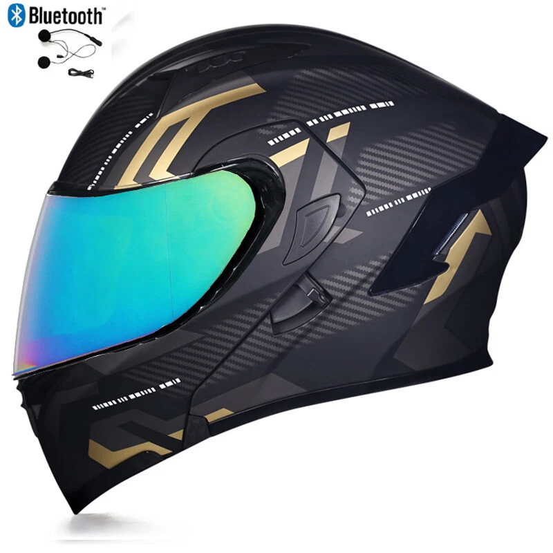 48#Black Gold+Rainbow lens+Bluetooth