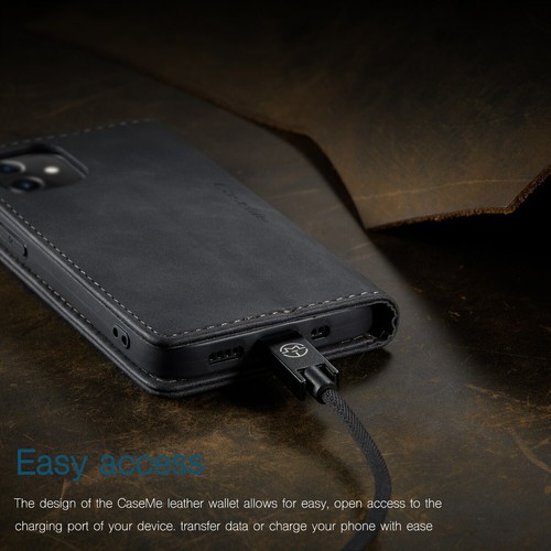 Funda protectora abatible de cuero PU CaseMe para iPhone 5 6 7 8 Plus 11 12 13 14 15 Pro Max - Imagen 5 de 11