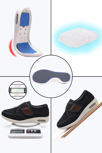 Men'S Diabetic Elderly Shoes Large Size plus Fertilizer Widening Shoes Adjustabl - Picture 3 of 7