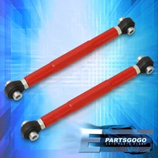For 08-15 Mitsubishi Lancer EVO 10 JDM Lower Control Arms Camber Kit LCA Set Red