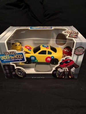 m&m race car toy