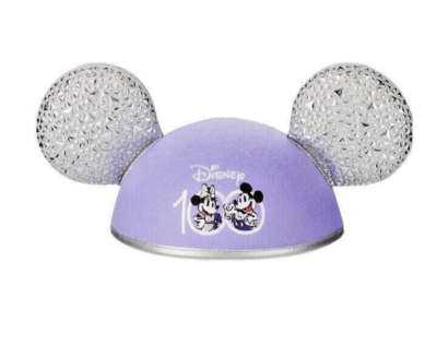 NWT Disney 100 Minnie Parks Ears Disney 100th 100 Years Anniversary Platinum Celebration  main image 4