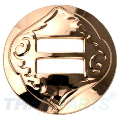 Concho #200 32mm Western Gürtel Conchos geschlitzt Gold