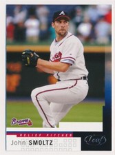 2004 Donruss / Leaf #111 John Smoltz, Atlanta Braves, HOF.