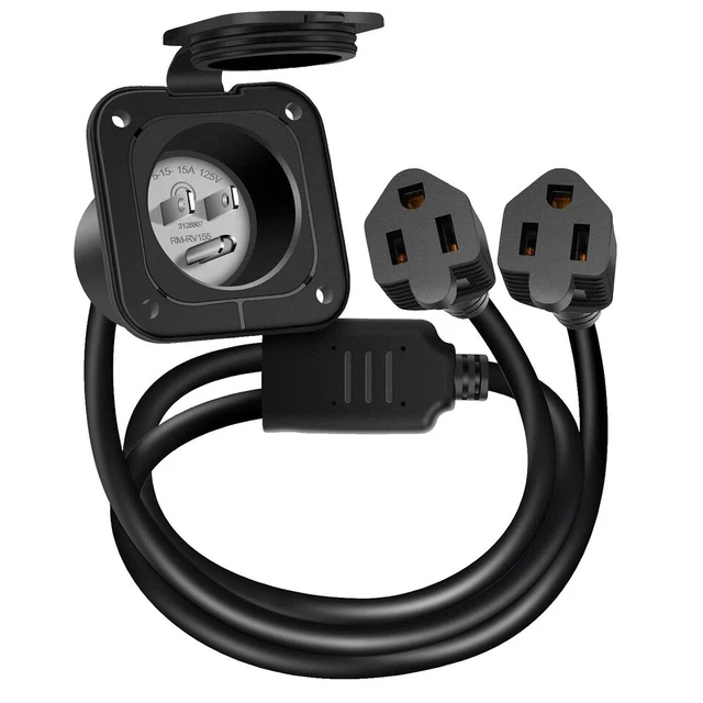 Black Electrical Plugs, Outlets & Covers