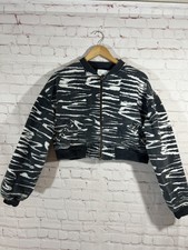 Guess Zebra Vintage Jean Jacket Georges Marciano 80s Cropped Animal Rare