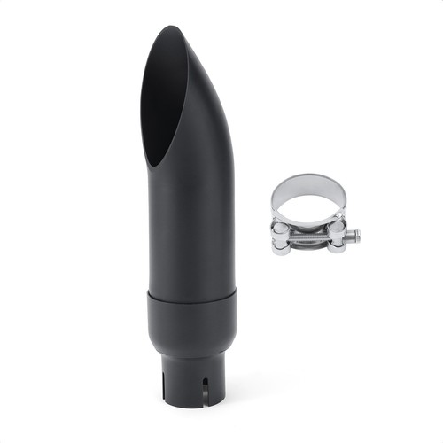 Shorty GP Exhaust Muffler Tip Black for Honda Rebel CMX 1100 2021 2022 2023-2025 - Picture 9 of 12