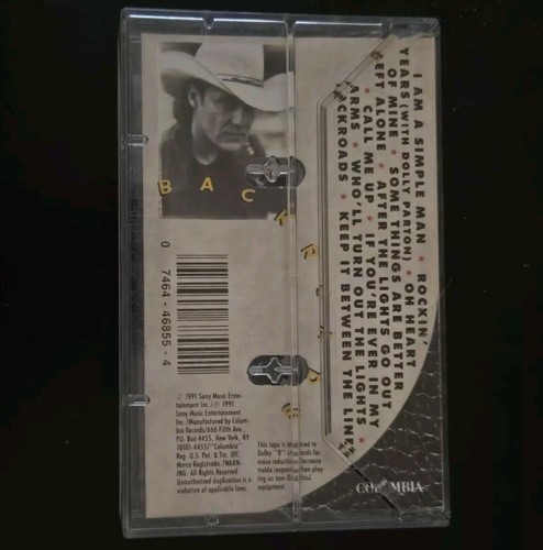 Ricky Van Shelton Backroads - Cassette - Sony Music 1991 Country - Picture 2 of 3