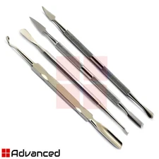 Chiropody Cuticle Pusher Tools Nail Cleaner Spoon Gouge Skin Knife Trim Manicure