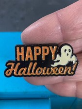 Happy Halloween ghost Lapel Pin EUC K548