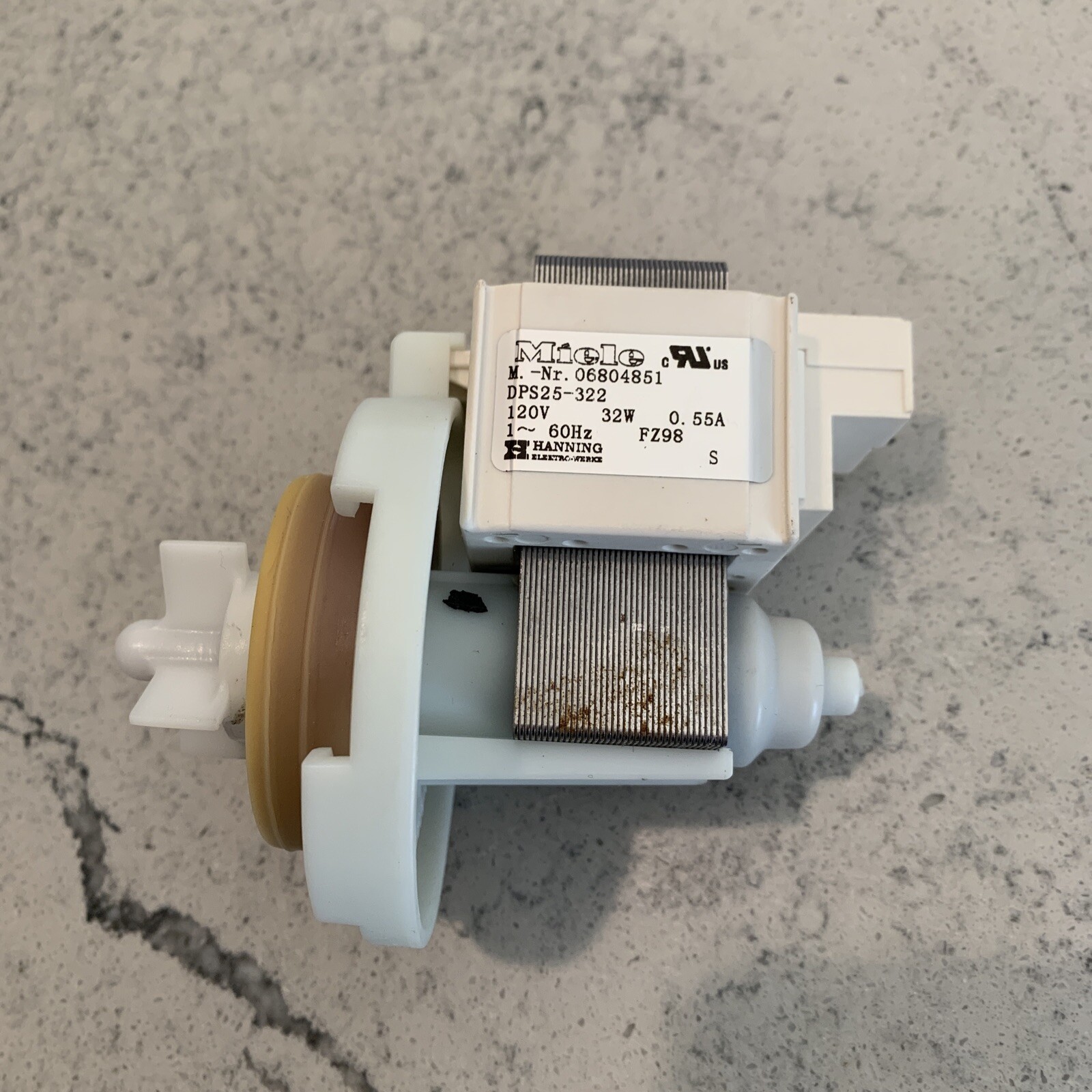 Miele Dishwasher Drain Pump Part 06804851 From G5675 eBay