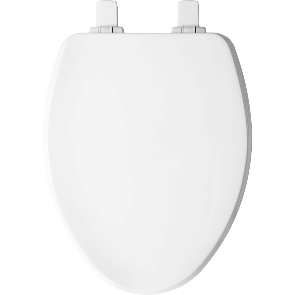 Bemis 1600E4 Ashland Elongated Closed-Front Toilet Seat - Off White