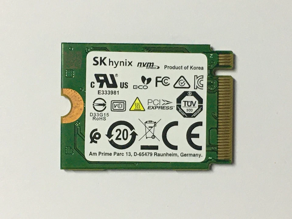 SK HYNIX BC511 512GB M.2 2230 PCIe NVMe SSD FOR Steam Deck Microsoft Surface pc - Image 3 of 4