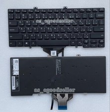 New for DELL Latitude 5400 5401 Keyboard Arabic US Black , BACKLIT no Pointer