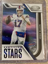 JOSH ALLEN 2022 PANINI CERTIFIED FOOTBALL CERTIFIED STARS BUFFALO BILLS NFL