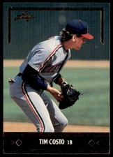1991 Leaf Gold Rookies Tim Costo Rookie Cleveland Indians #BC18