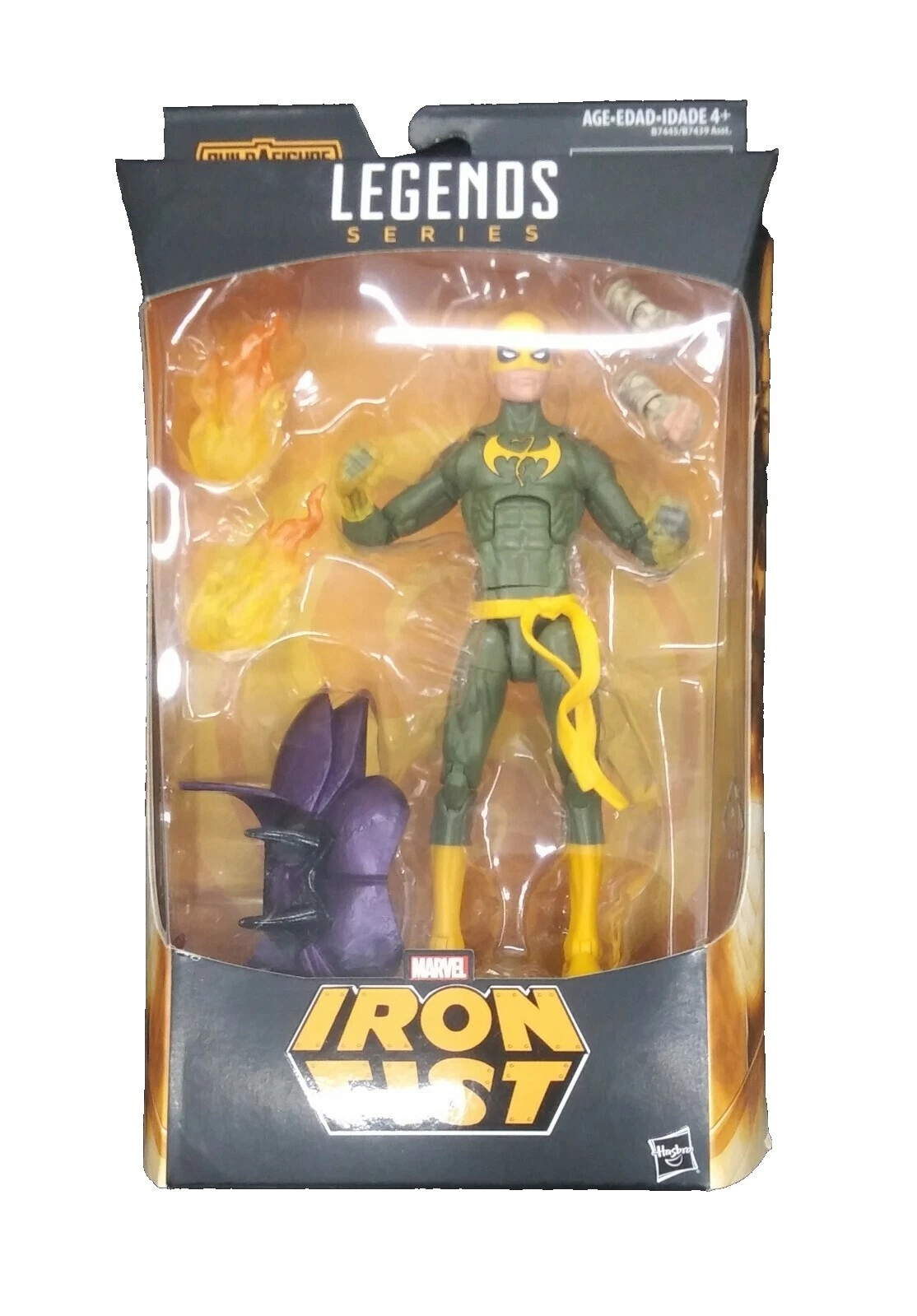 Figuras de acción de plástico Hasbro Puño de Hierro y accesorios