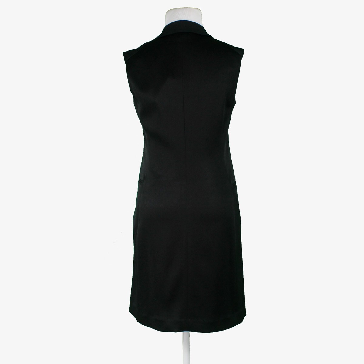 Rag Bone Dress NEW $550 Sz 2 Black Double Breasted V Neck Triacetate Poly Woven