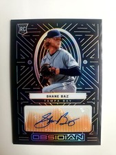 2022 Panini Chronicles Shane Baz Obsidian Autographs 11/25 FOTL Rookie RC #OA-SB