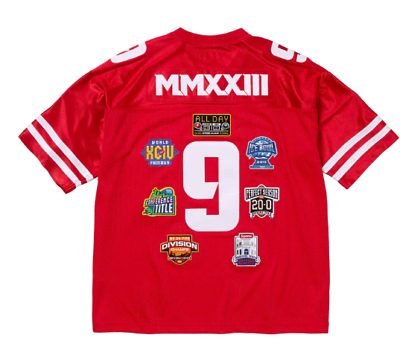 Supreme Championships Football Jersey (FW23) Red Size Large