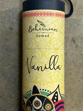 BOHEMIAN NORMAD VANILLA HAND-DIPPED INCENSE VEGAN 30 STICS W/HOLDER CONTAINER