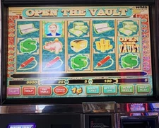 WMS BB1 OPEN THE VAULT SLOT MACHINE GAME CARD & OS SOFTWARE SET POPULAR GAME