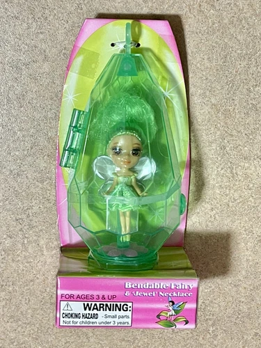 Barbie Fairytopia Mini Fairy Doll Ring Green/Yellow Mattel Cute Toy