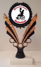 Wheelchair Basketball Trophy 7-1/4