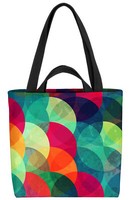 Bunte Kreise Tasche Gemustert Kreise Bunt Muster Grafik Kunst Farben Malerei