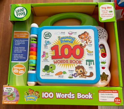 LeapFrog Lernfreunde 100 Wörter Buch 12 +m Babygeschenk