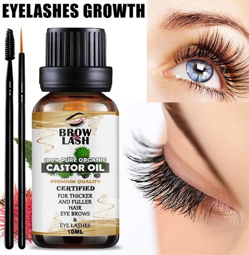 100% Pure Organic Castor Oil for Eyelashes ❤️ Eyebrows Hair Growth Body Care 🔥✅ - Picture 3 of 4
