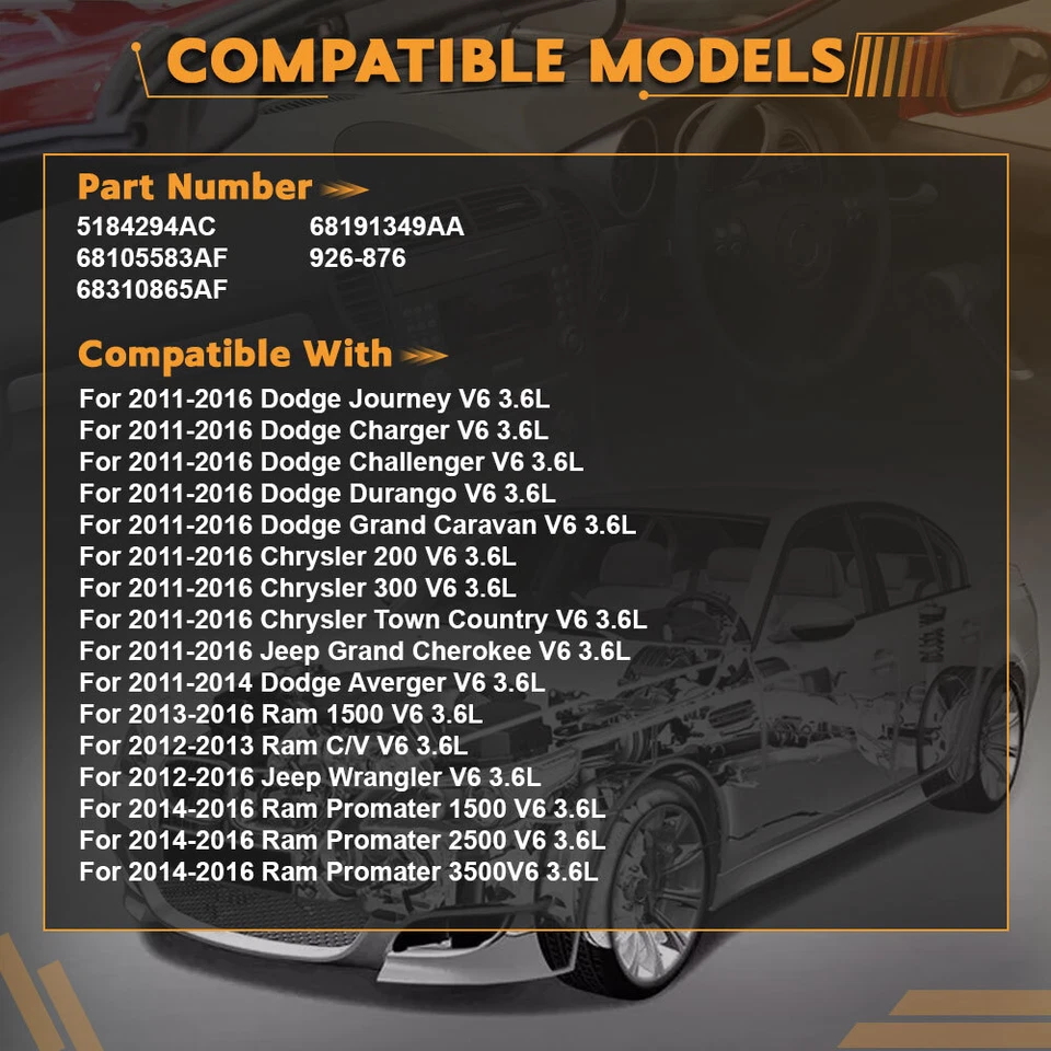 Oil Filter Housing Kit 5184294AC For 2018 Jeep Wrangler JK 926-959-BK - Image 2 of 4