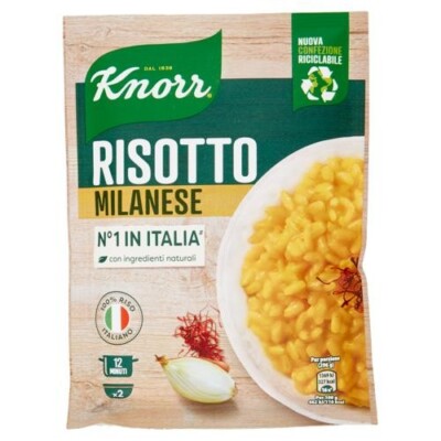 RISOTTO MILANESE KNORR RISOTTERIA 2 PORTIONEN REIS 100% ITALY UMSCHLAG 175G