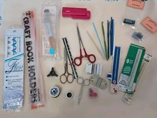 Craft LotCrochet Hooks 11 Aluminum Plastic Boye Bates Accessories Scissors Etc