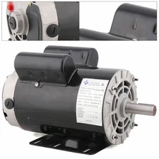 5HP Air Compressor Motor 3450 RPM 7/8" Single Phase Electric Motor 184T Frame