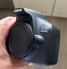 Canon EOS 2000D 24MP DSLR Camera - Black Body Only