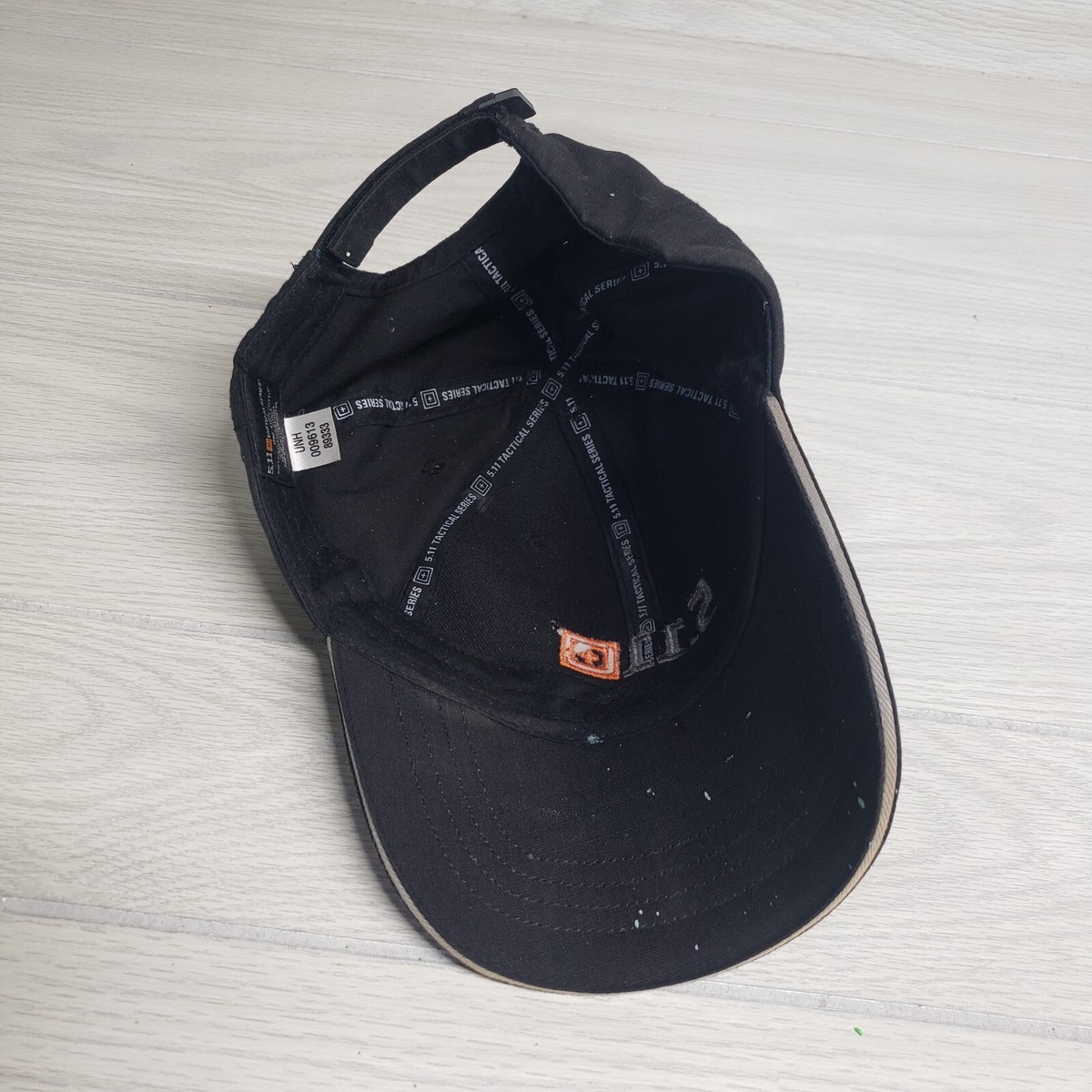 5.11 Tactical Guns Black Hat Cap Logo Strapback Adult Adjustable