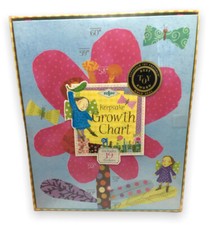 eBoo Keepsake Childs Growth Chart Fun Family Wall Decor Watch Em Grow Floral