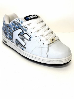 Etnies CINCH Men s Size 9 New OG Year 2008 Blue Black White Leather Ref4110