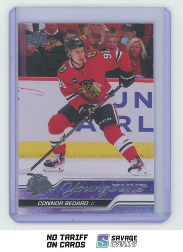 2023-24 Upper Deck Young Guns Connor Bedard #451 Chicago Blackhawks