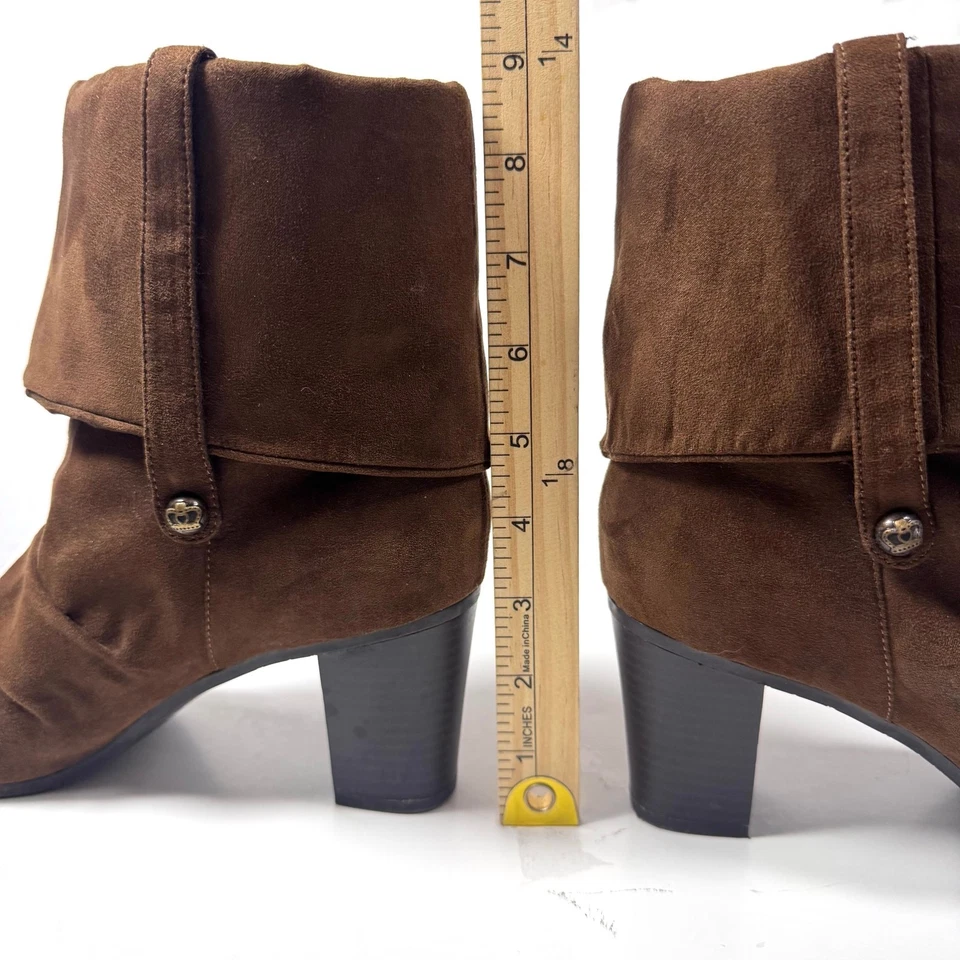 Kathy Van Zeeland Imitación Gamuza Tacón Crujiente Botines Festival Vaquera talla 8M Foto 4 de 4
