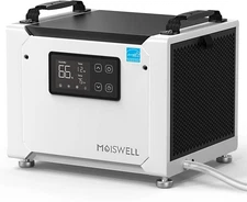 Moiswell 70 Pints Compact Commercial Dehumidifier ME-7S Energy Star Certified